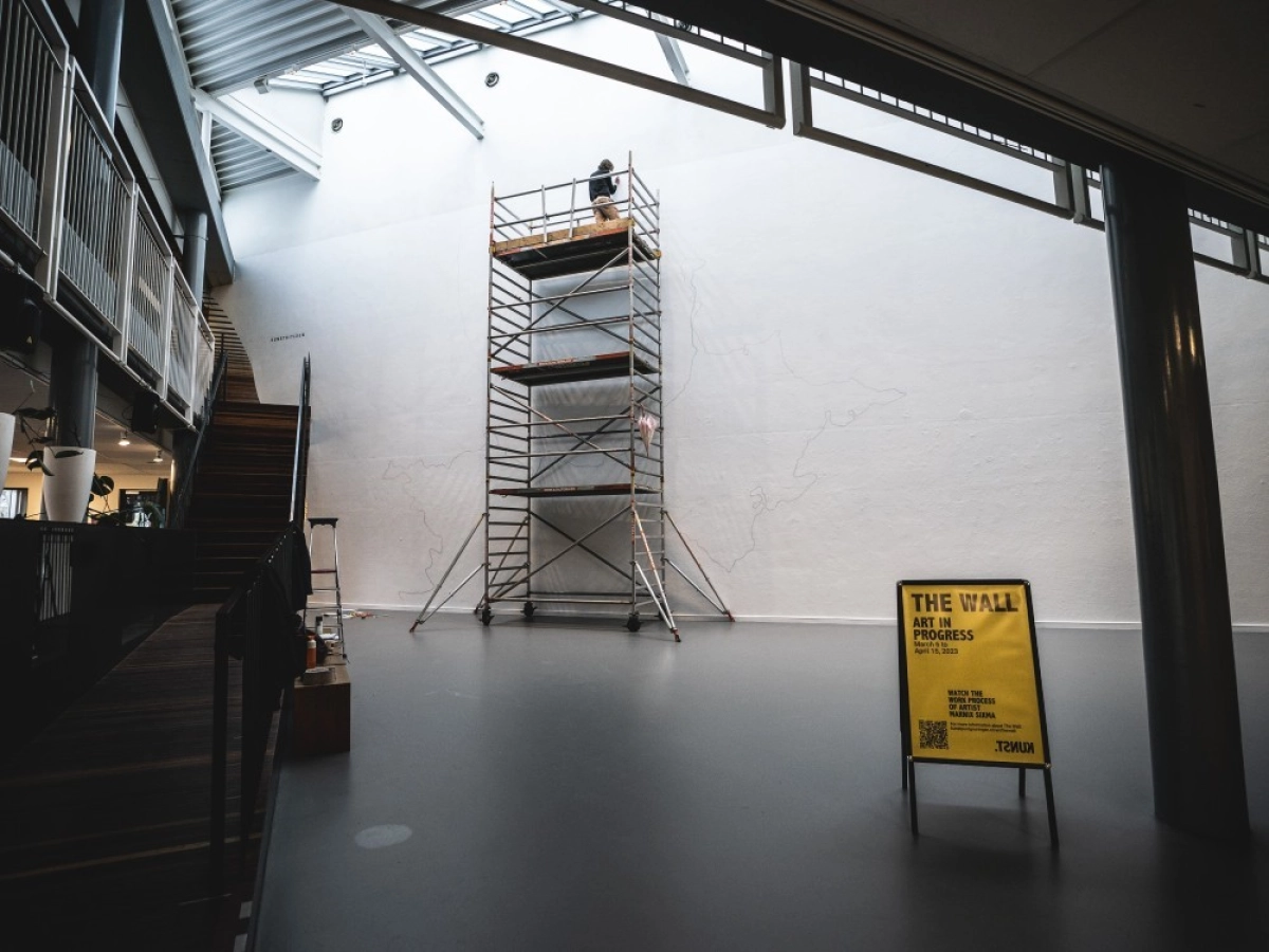 The Wall #6 - David Sciarone: Art in progress